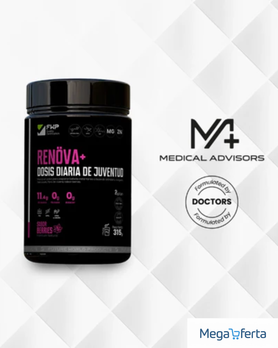 RENOVA + COLÁGENO Doble Hidrolizado con Biopéptidos Activos